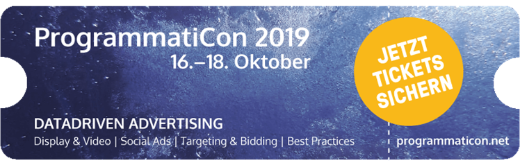 ProgrammatiCon 2019, 16.-18. Oktober - Alles zu Datadriven Advertising