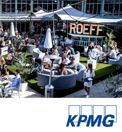 Roeff teraas gooiland en logo KPMG