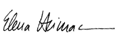 Unterschrift Dr. Elena Heimann