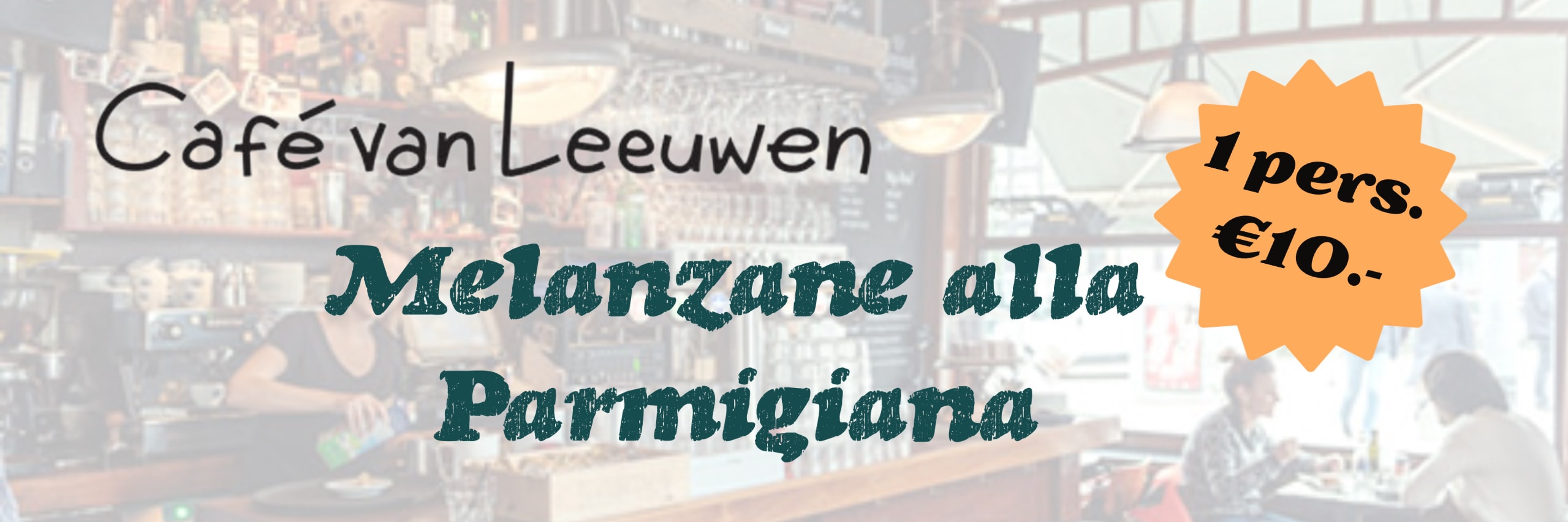 Order & Pay for Melanzane alla Parmigiana from Café van Leeuwen