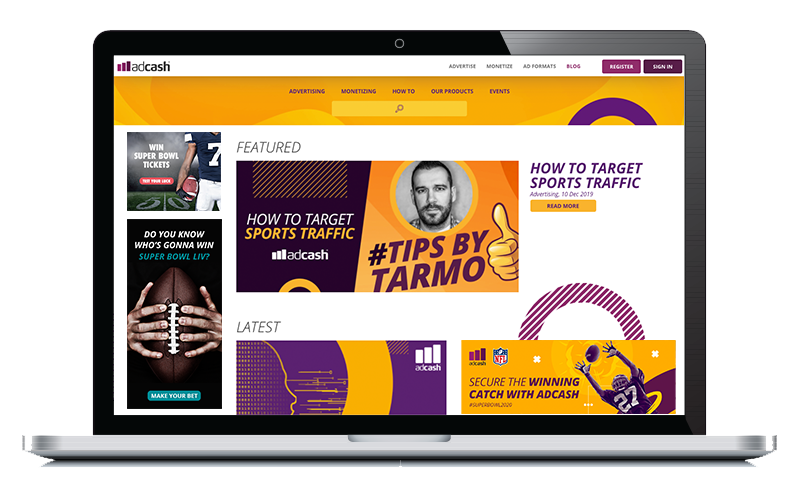 Super Bowl monetization example